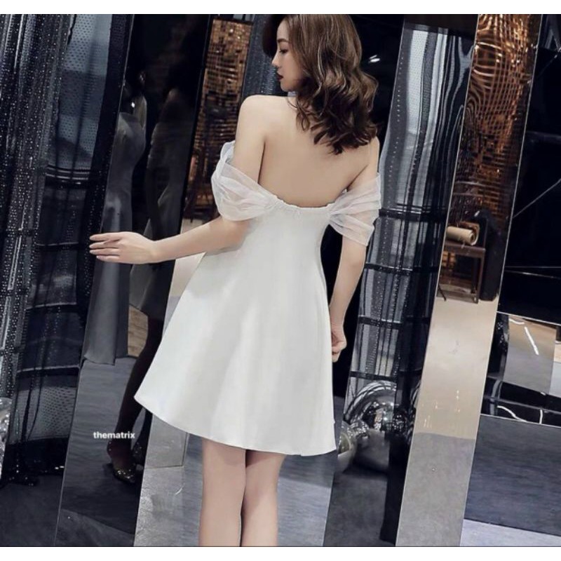 Đầm bệt vai dịu dàng