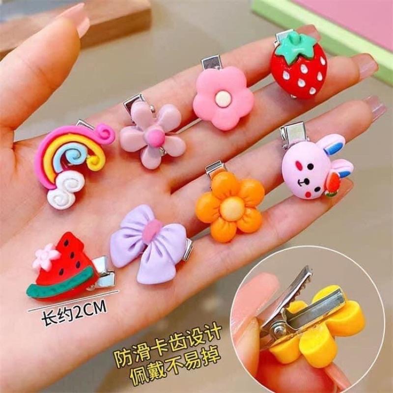 Túi 50 kẹp tóc mix mẫu siêu xinh cho bé yêu