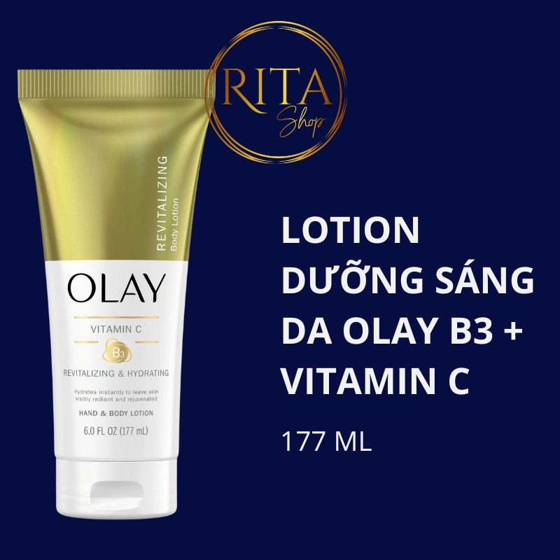 [Bản Mỹ] Kem dưỡng làm sáng da Olay B3 Vitamin C / Hyaluronic Acid