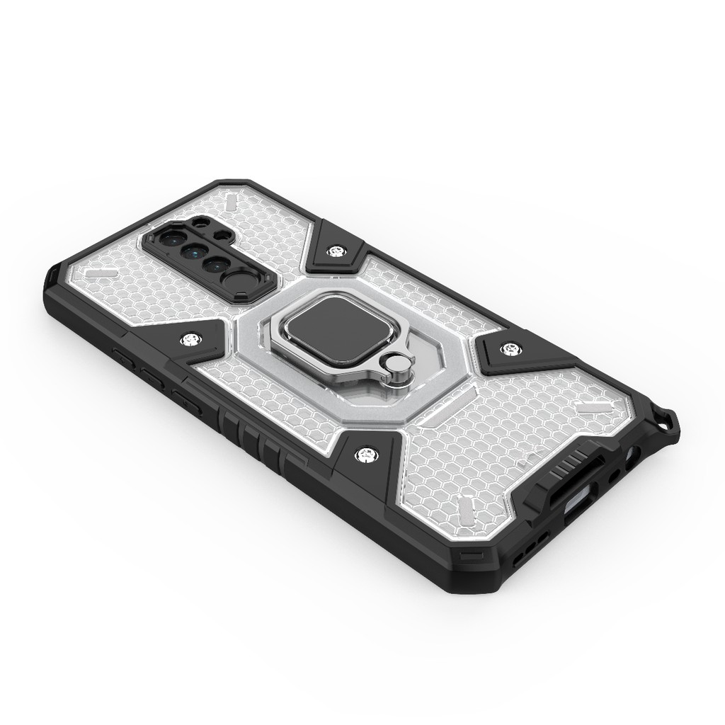 Ốp lưng Xiaomi Redmi 9 vân tổ Ong Iring không gian mới chống sốc giá đỡ mặt lưng xem phim