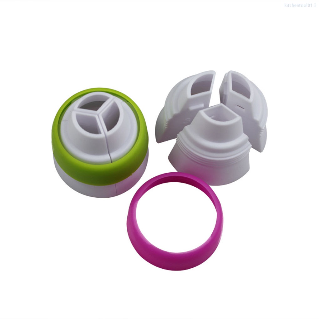 Vòi Phun Kem Trang Trí Bánh 3 Lỗ Bằng Thép Không Gỉ + Đầu Nối Tiện Dụng Cho Nhà Bếptool01