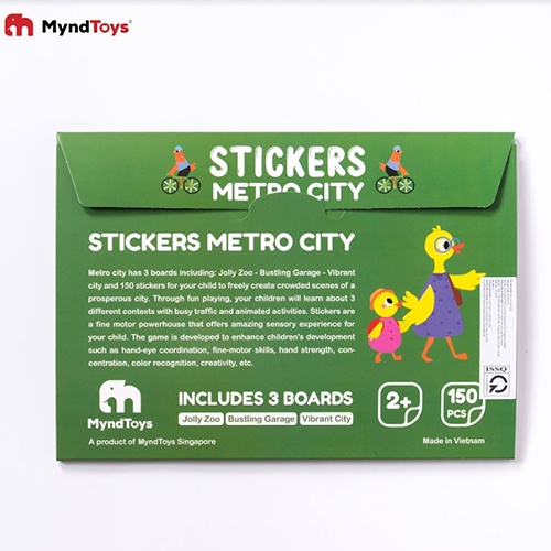 Đồ Chơi STICKERS Miếng Dán Tranh Nhiều Chủ Đề Màu Sắc Sinh Động Cho Bé Từ 2 Tuổi Trở Lên