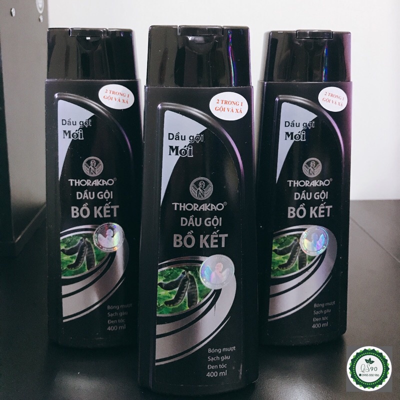 DẦU GỘI THORAKAO Bồ Kết,Hà Thủ Ô 400ml