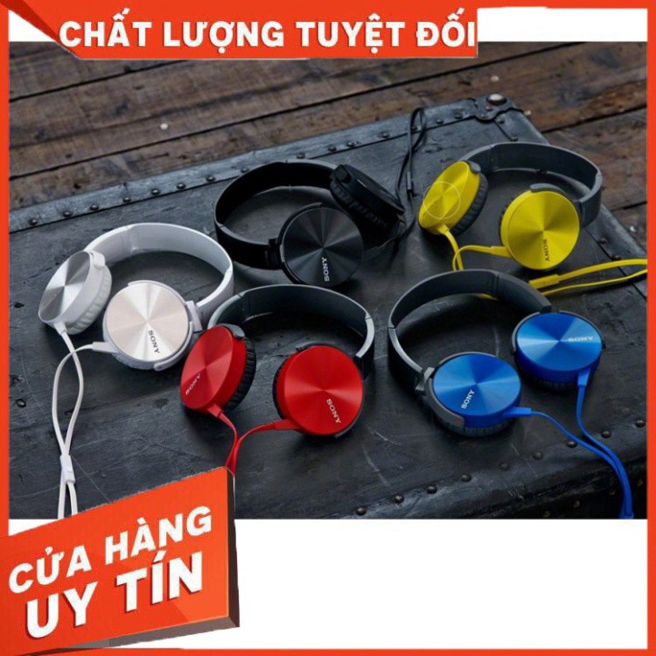 [GIÁ RẺ NHẤT] [CHẤT LƯỢNG SỐ 1]  Tai nghe SONY MDR-XB450 Chụp Tai Thời Trang Cao Cấp - Âm Thanh Cực Hay