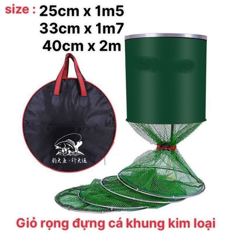 Rong đựng cá khung kim loại,Rong cá siêu bền,Rong đựng cá siêu bền kk2