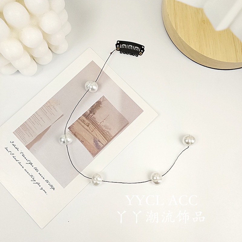 Dây cài tóc hoa và trái tim xinh xắn