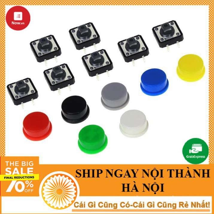 Nút Nhấn 4 Chân 12x12x7.3mm - NTHN