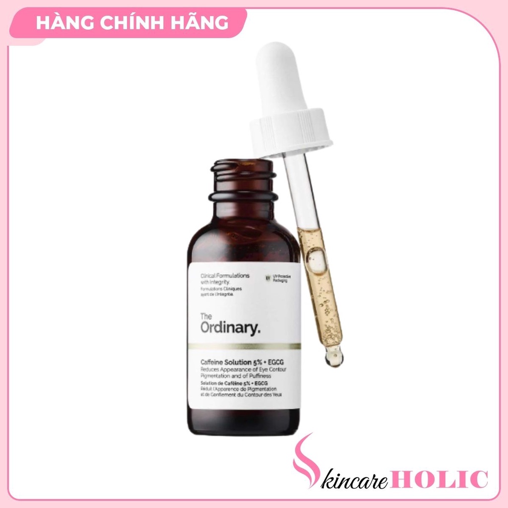 The Ordinary Caffeine Solution 5% + EGCG - Serum Giảm Thâm Quầng, Nếp Nhắn Vùng Mắt