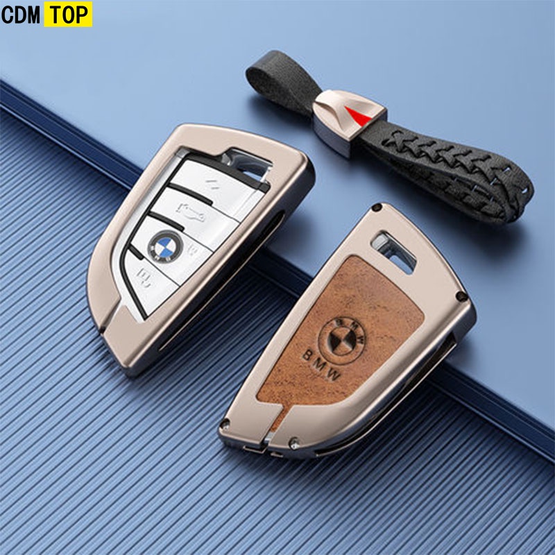 Vỏ Bọc Chìa Khóa Bằng Hợp Kim Kẽm Cho BMW X1 X3 X4 X5 F15 X6 F16 G30 7 Series G11 F48 F39 520 525 G20 118i 218i 320i