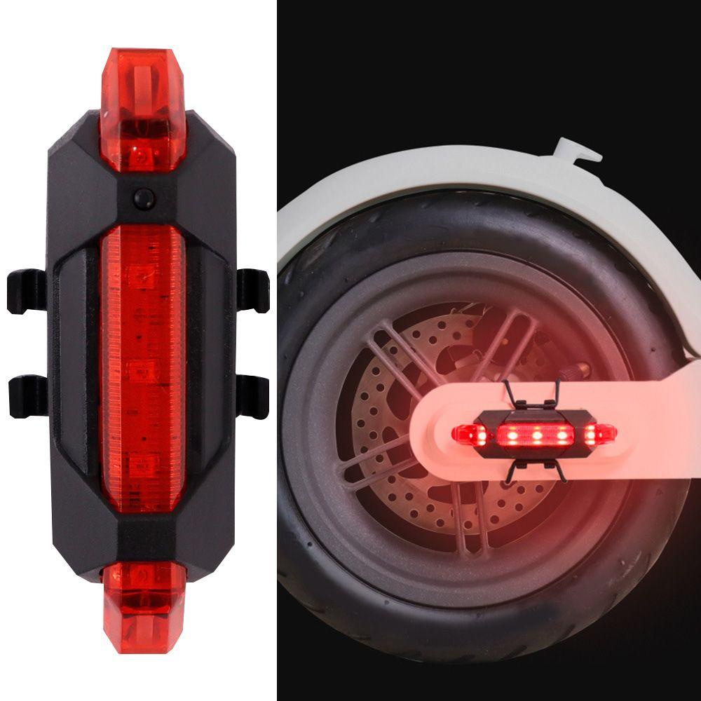 MUVAKO Đèn LED Cảnh Báo Gắn Đuôi Xe Scooter Sạc USB Chất Lượng Cao