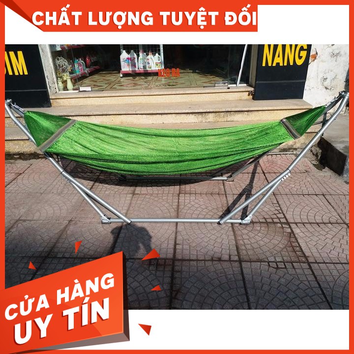 sale Võng Xếp Khung Sơn Tĩnh Điện Lưới Cỡ Đại