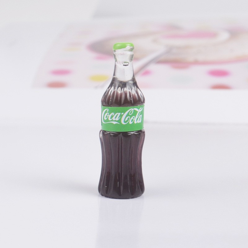 Charm mô hình set 04 chai coca cola Slime