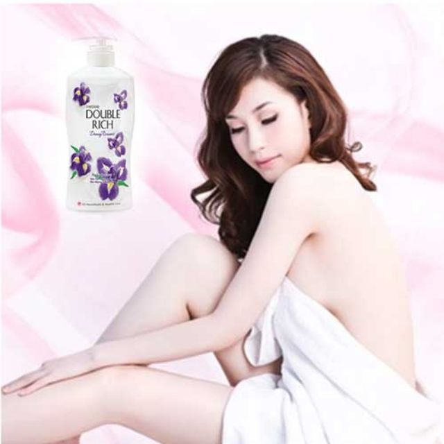 Sữa tắm Double Rich Dreamy Romance 550g Mầu Tím