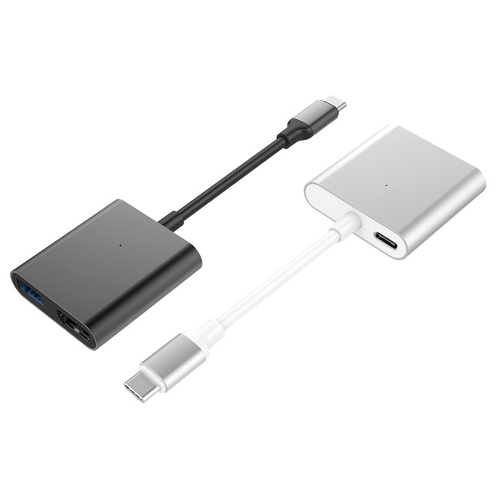 [Cho Macbook] Hub USB-C Cổng chuyển HyperDrive 4K HDMI 3-in-1 HD259A – Follow HIBUCENTER Giảm 5%