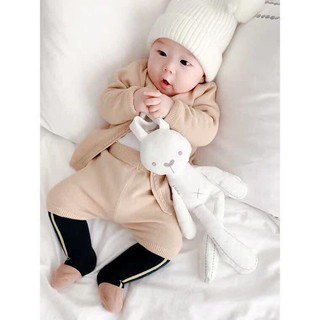 Thỏ bông trắng và hồng mama papa an toàn cho bé