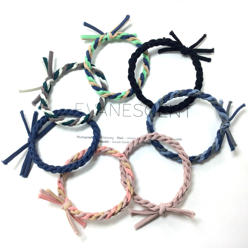 Dây Thun Buộc Tóc Kiểu Dáng Hàn Quốc Dễ Thương Dành Cho Bạn Nữ