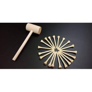 Set Búa Đinh Gỗ kèm 10 Đinh - Giáo cụ Montessori - Đồ chơi an toàn cho bé