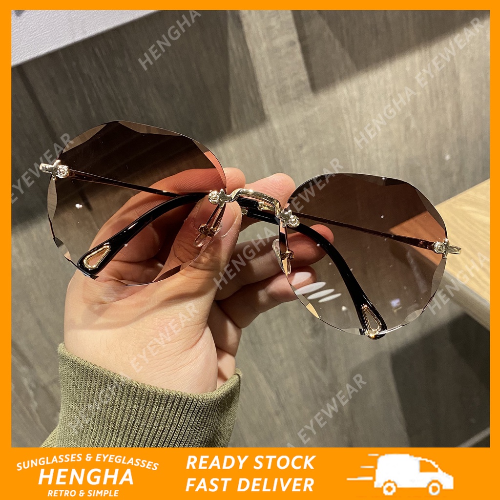 Kính Mát Gọng Tròn Phong Cách Hàn Quốc Dành Cho Nữ