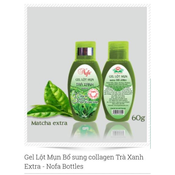 Siêu phẩm Gel lột mụn trà xanh NoFa Extra