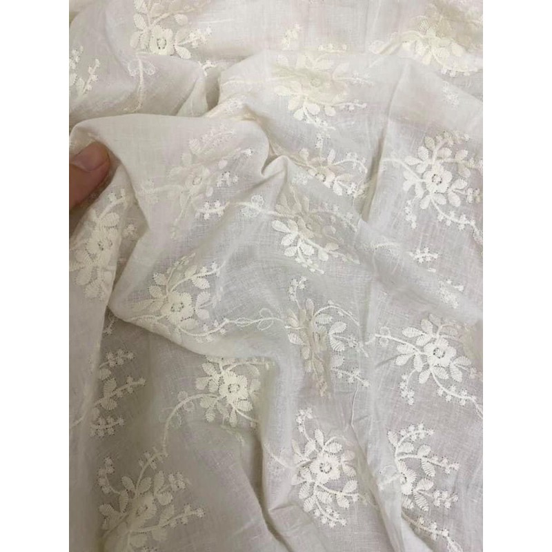 Vải thô thêu xuất dư