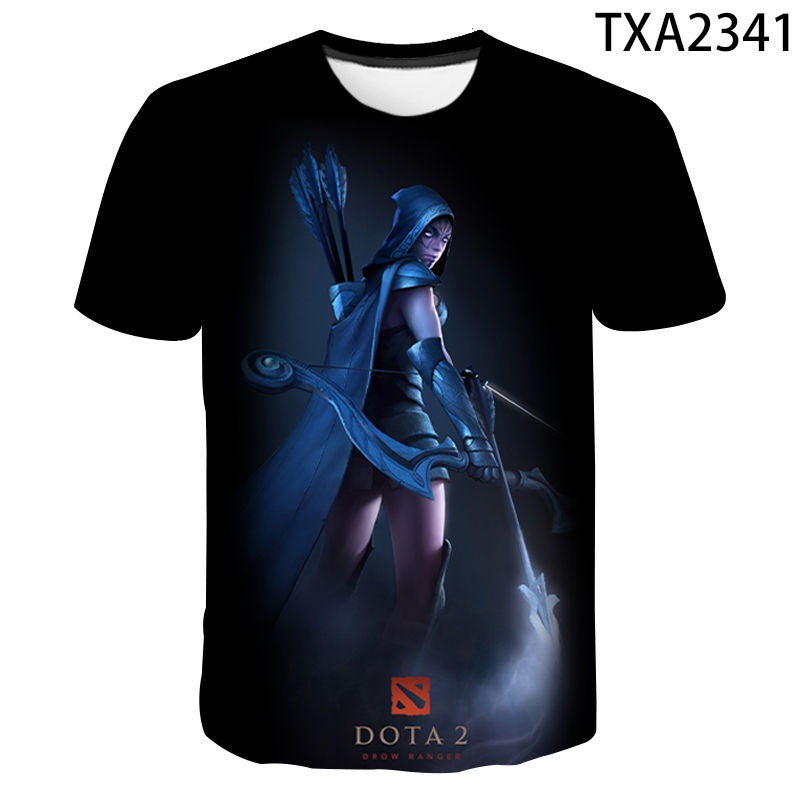 Áo Thun In Hình Dota 2 3D Thời Trang Đường Phố Unisex XS-3XL