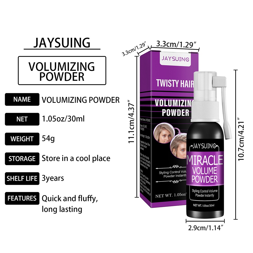 Jaysuing Chai Xịt Làm Mềm Tóc Nhanh Chóng 30ml
