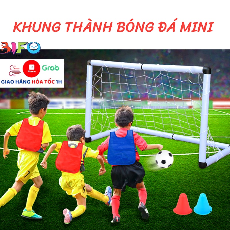 Bộ đồ chơi khung thành bóng đá mini cho bé từ 1-5 tuổi đồ chơi bé trai vận động thể thao rèn luyện sức khỏe