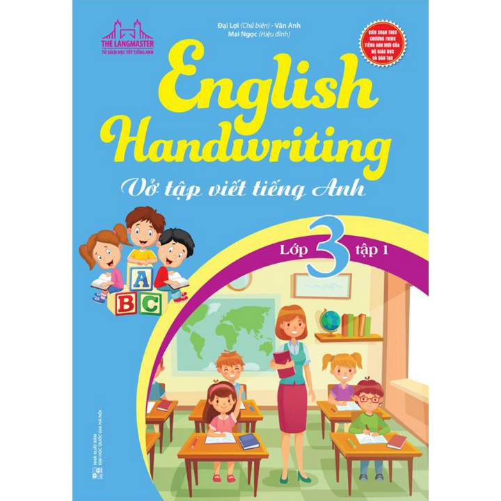 Sách - English Handwriting - Vở tập viết tiếng Anh lớp 3 tập 1