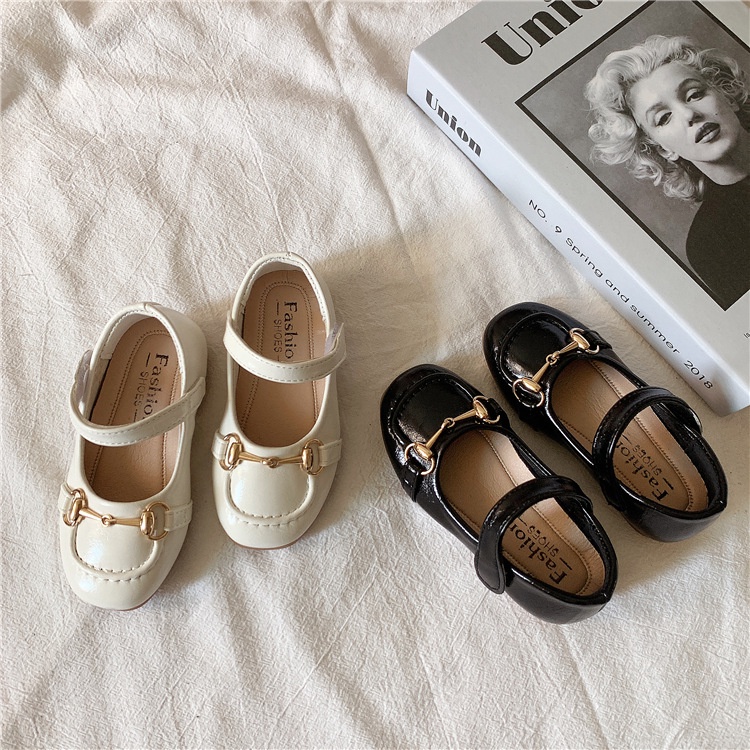 Giày Búp Bê Da Mềm  Kiểu Dáng Đáng Yêu Cho Bé Gái 2-16 Tuổi A359