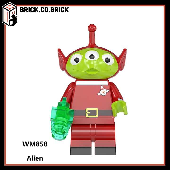 WM6077 (CÓ SẴN) - Đồ chơi lắp ráp minifigure nhân vật lego Câu chuyện đồ chơi Toy Story phiên bản giáng sinh