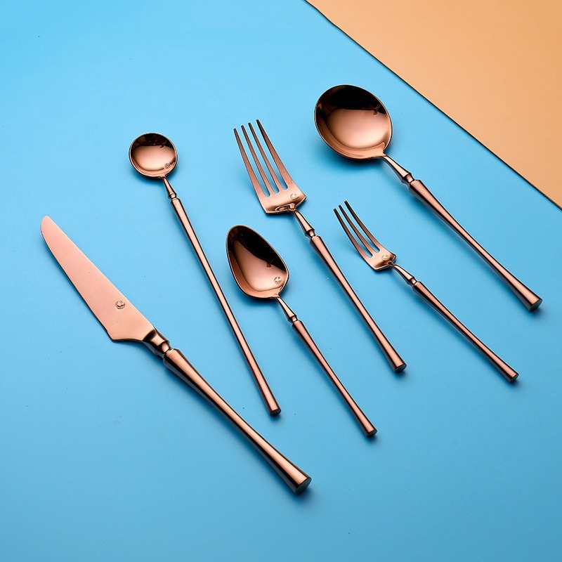 Stainless steel cutlery steak cutlery small waist cutlery coffee.