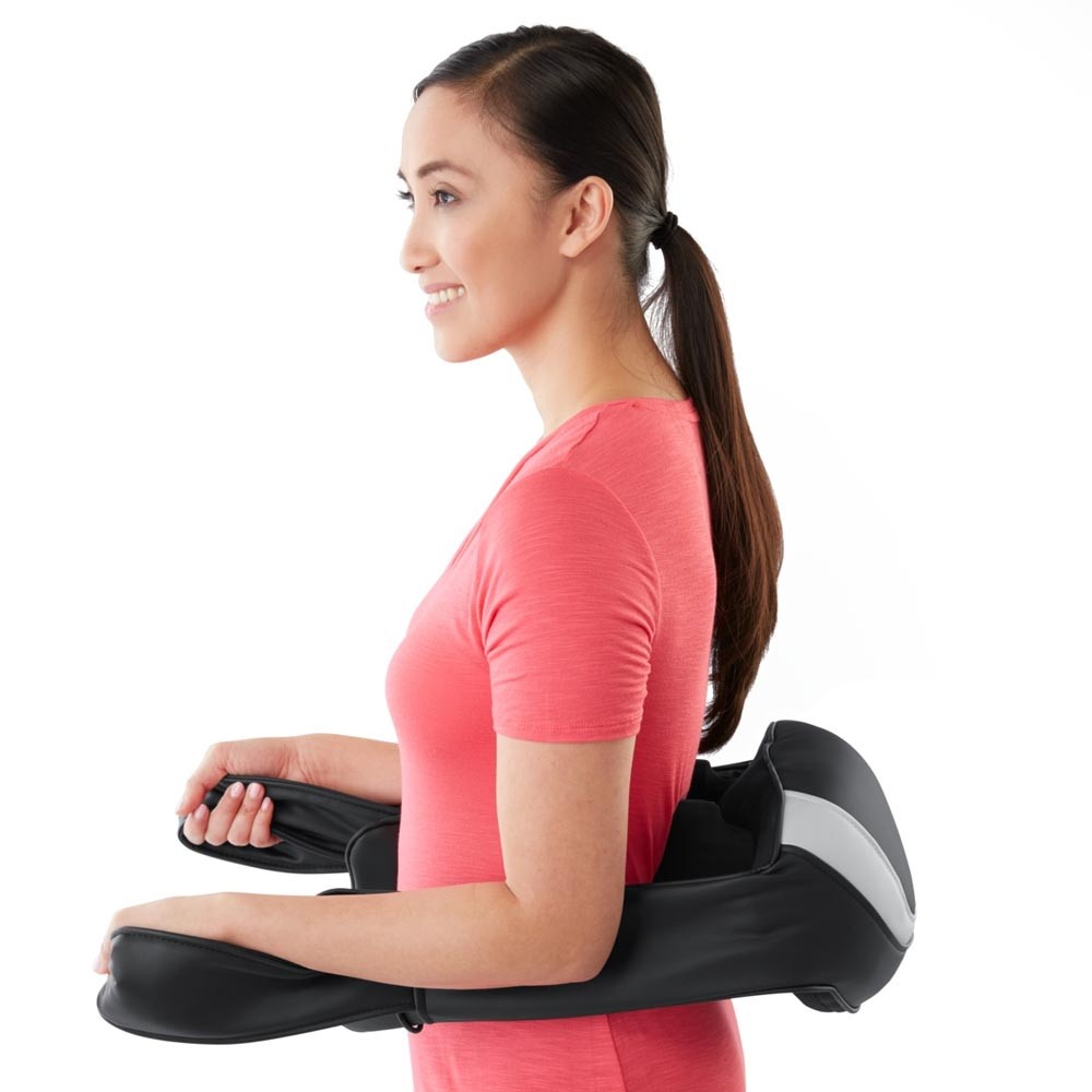 Đai massage cổ vai gáy công nghệ SHIATSU 3D Pin sạc Homedics NMS-680H