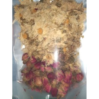 Mix 20g nụ hồng và 20g bông cúc