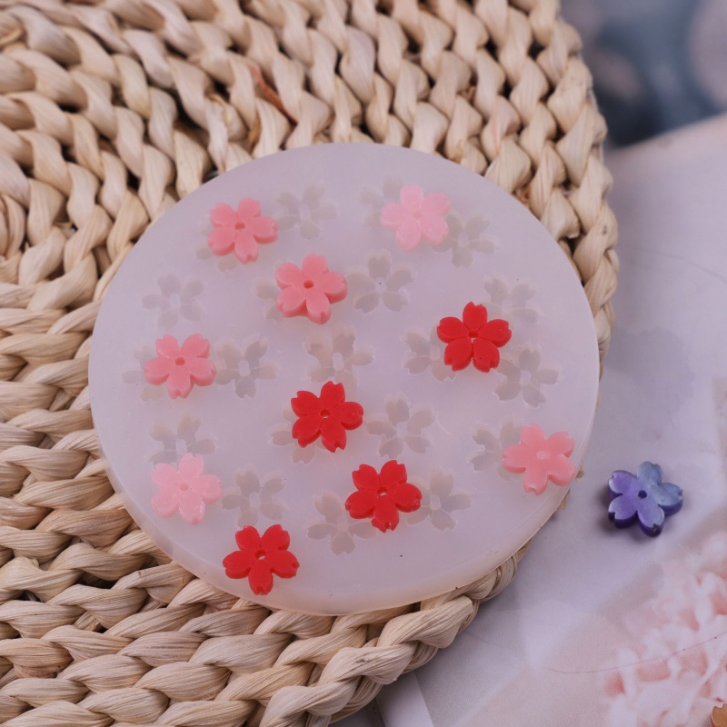 Khuôn Làm Bánh Bằng Silicone Hình Hoa Anh Đào DIY