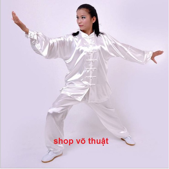Quần áo tập thái cực quyền - tai chi từ 1m50 đến 1m70 tặng kèm đai