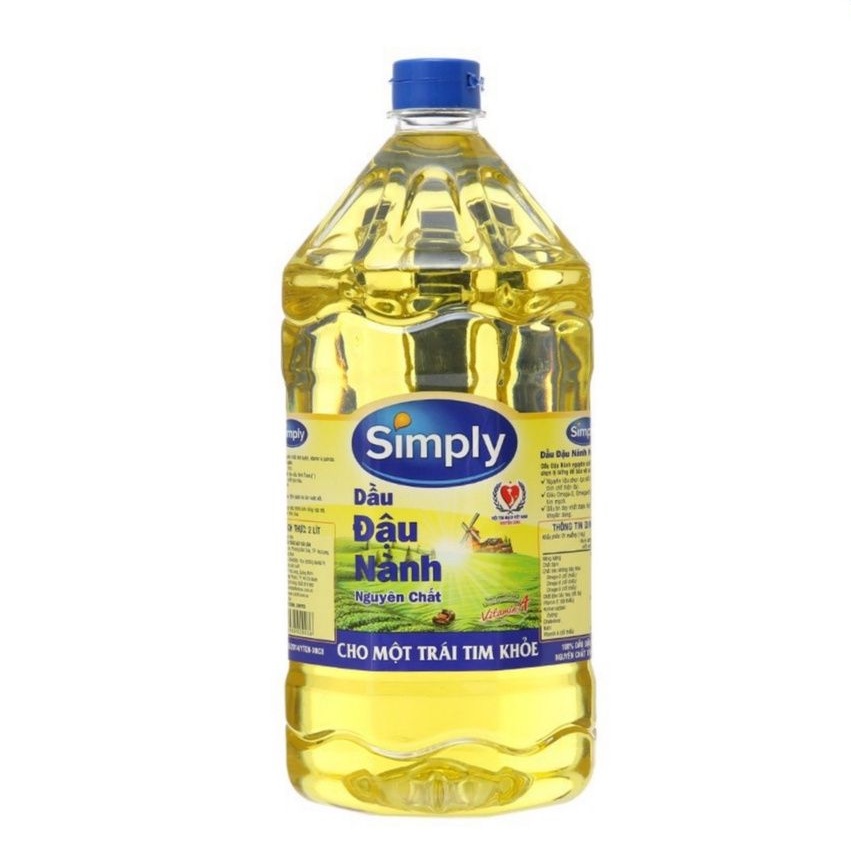 Dầu Ăn Simply Đậu Nành 2 Lít