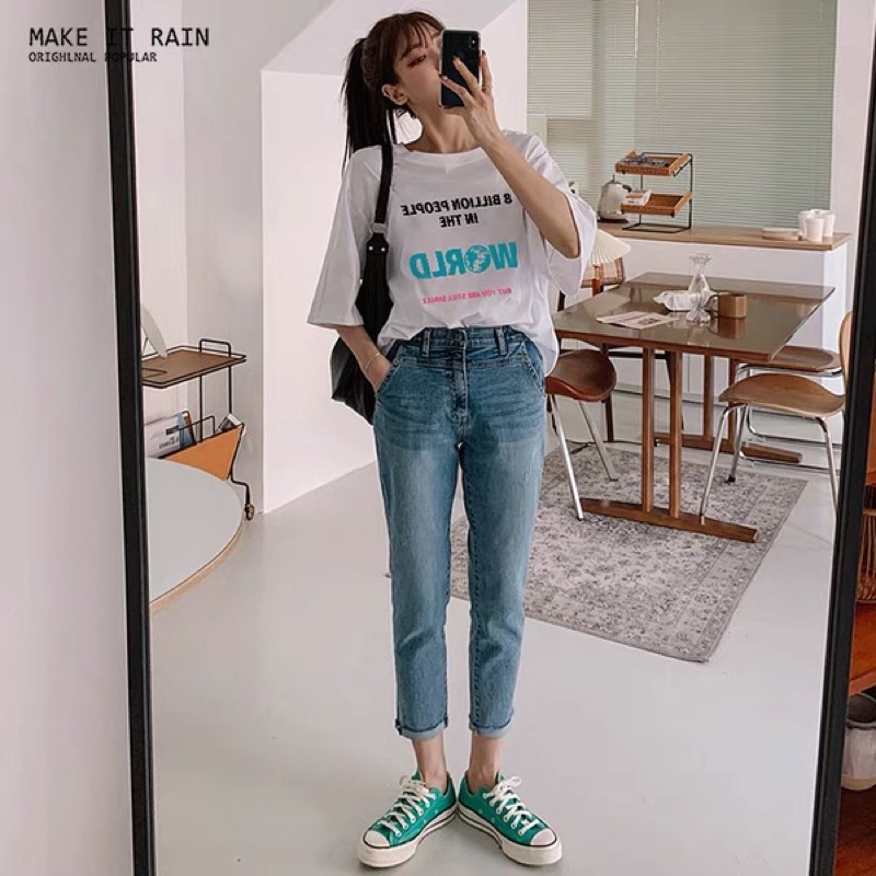 Áo thun make it rain heybig sale (có sẵn) in the world