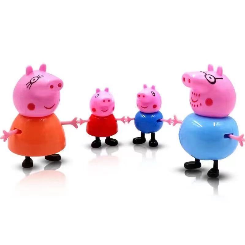 Bộ Đồ Chơi 4 Chú Heo Peppa / Ông Già Noel / Mẹ / Heo Con