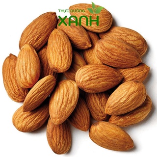 500Gr Hạt Hạnh Nhân Mỹ [Tươi / Sống / Tách Vỏ] Làm Sữa Hạt - Thực Dưỡng Xanh