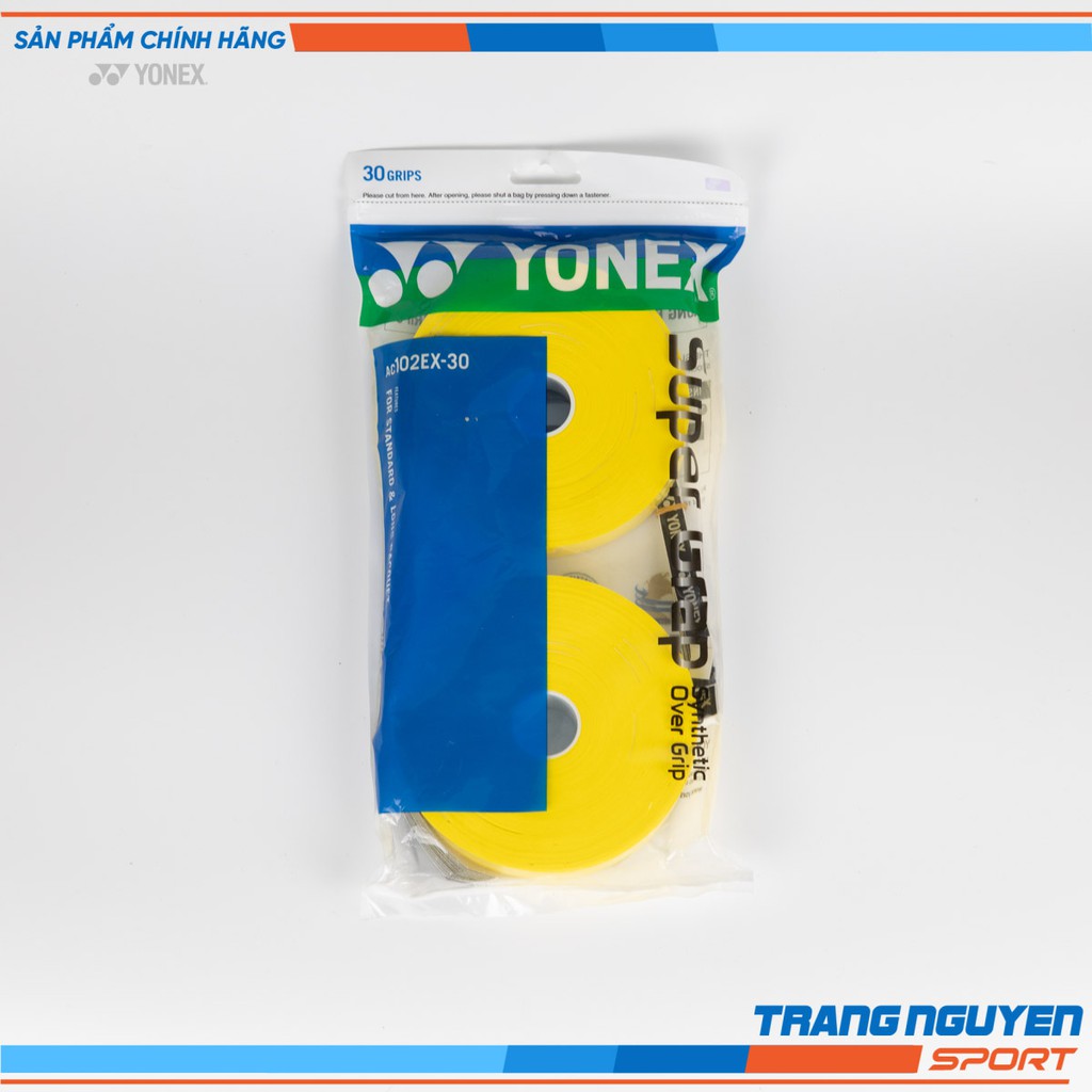 Cuốn cán Yonex | màu Vàng | mã AC102EX-30 (30 chiếc/bịch)
