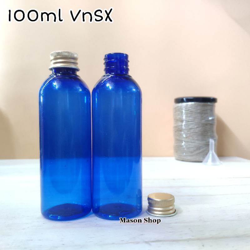 LỌ CHIẾT MỸ PHẨM NẮP BẬT/NHÔM/VẶN 50ml/100ml VỎ BÌNH CHAI NHỰA PET Hồng/Đen/Xanh Nhập Khẩu