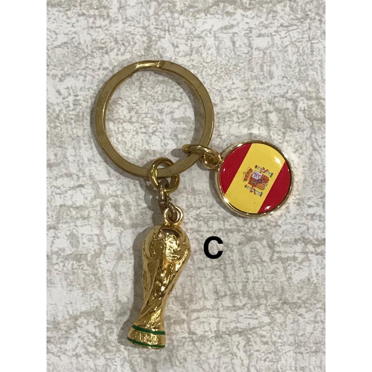Móc treo chìa khóa FIFA WORLD CUP 2010 ORIGINAL CUP 3cm bằng sắt chất lượng cao