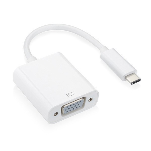 Cáp chuyển tín hiệu Usb Type-c ra VGA, Type-C to VGA - FullHD