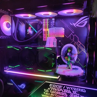 Đế dựng card VGA led RGB + dây Riser