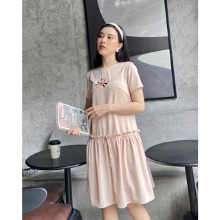 Minx - đầm silky hand embroi dress