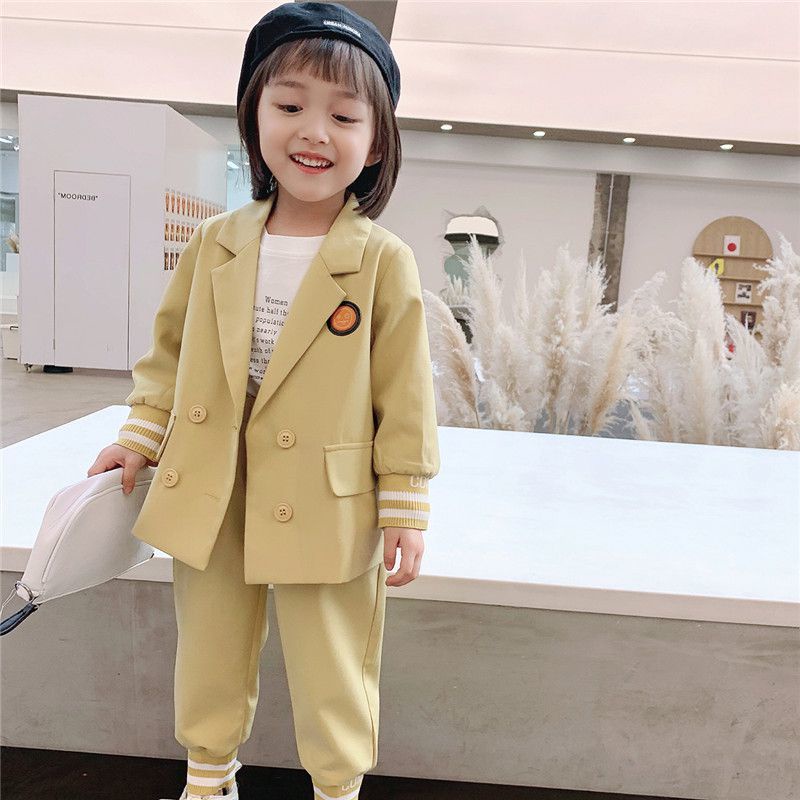 [Babycat] Hàng Có Sẵn Bộ Đồ Hai Mảnh Phong Cách Nhật Bản Hàn Quốc Giản Dị Mùa Xuân Thu Phong Cách Mới Cho Bé Gái