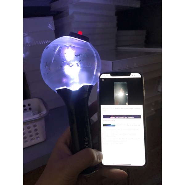 [UNOFF]Lightstick Bomb ver 3 BTS bắt bluetooth đổi màu theo app (Gậy cổ vũ BTS)