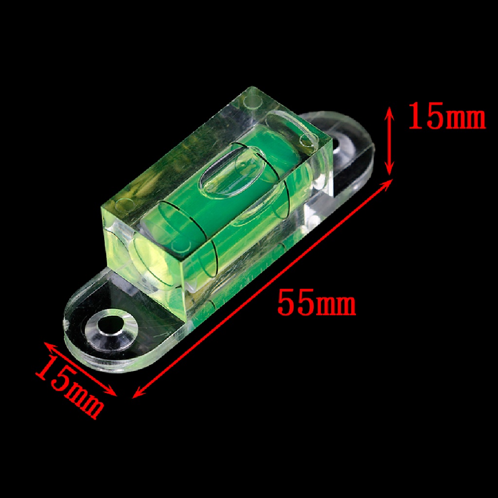Xoitop Bong Bóng Acrylic Cấp Độ Hình Vuông Mini Kèm Lỗ Vít Tai