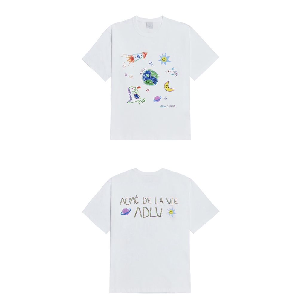 Áo Thun Unisex ADLV CRAYON HÀNG VNXK