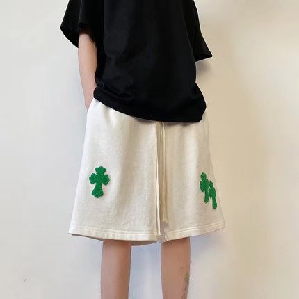 Quần Short Da Dây Rút Ống Rộng Phong Cách Hip Hop Cá Tính Cho Nam